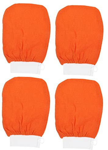 minkissy 4stücke Körper Massage Schrubben Bad Handschuhe Bad Körper Peeling Handschuh Massagegeräte Hautreinigungshandschuh Badeschrubbhandschuhe