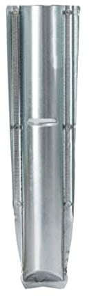 Laundry Mate Washing Line Spike with Plastic Adapter Cap for 32/40/50mm Poles Heavy Duty Rotary Washing Line Metal Garden Ground Spike Secure, Durable & Rust-Proof - Silver