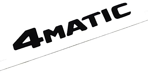 ANUTE 3D ABS Schwarz Auto Klebebuchstaben Kofferraum CLA220 4MATIC Emblem Abzeichen Aufkleber Kompatibel mit Mercedes CLA 220 AMG C117 W117 Zubehör (Color : 4MATIC Glossy Black)