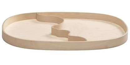 Iittala Tablett Aalto aus Sperrholz in der Farbe Braun, Maße: 36,5x50x3,9 cm, 1067379