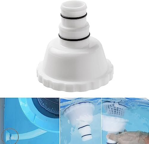 ZYWUOY Adaptateur pour aspirateur de piscine RP/RX Skimmer Attachement pour Summer Waves hors sol Piscines Outils de nettoyage