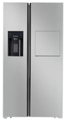 Wolkenstein WSBS590ICMEIX NoFrost Side by Side Kühl-Gefrierkombination | 2-türig mit Display | 556 L | NoFrost Technologie | Sehr leise mit 41 dB | Wasserspender mit Wassertank