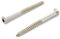 Lot de 60 vis à bois - 3 x 25 - En acier inoxydable A2/V2A - À tête fraisée cruciforme - Pozidrive - DIN 7995