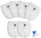 6pcs Auffangbeutel Ersatz Netz,Stoff Filter,Reinigung Netzbeutel,Staubsaugerbeutel für Boden, Pool,Ersatfiltersäcke für Poolsauger(100Micron)