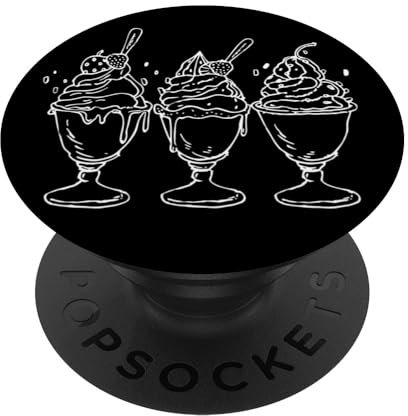 Eisbecher Comic Eismann Beruf PopSockets mit austauschbarem PopGrip