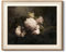 HUARCEY Gerahmt Vintage Wandbilder Wohnzimmer, Wanddeko mit Blütenmotiven, Leinwand Bilder Wandbilder für Wohnzimmer & Schlafzimmer, Pfingstrosen 30L x 25W cm
