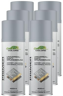 COLORS Universalgrundierung Sprühlack - 400ml Spraydose, Haftgrundierung für Holz, Stein, Kunststoff und Metall, Schnelltrocknend, Witterungsbeständig, Glatte Oberfläche -