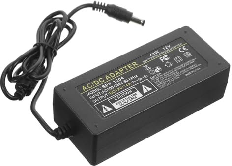 jojofuny 4a Dc Für CCTV Tv-Monitor Schwarz Mit Led-anzeige Ersatz- Aus Langlebigem Material