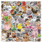 Cosmeria Sticker Tiere Für Kinder, 100 Stück wasserdichte Vinyl Aufkleber Set, Lustige Aufkleber Für Laptop, Handy, Notebooks Und Mehr, Geschenkidee Für Kinder