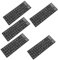 ELAYARD 5sheets Russian Keyboard Stickers of Matte Finish Letter Decals for Enhanced Typing Compatible All Major Laptop and Computer Brands Non- Design