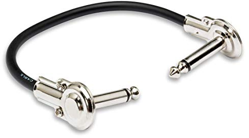 Hosa IRG-100.5, Guitar Patch Cable, Low-profile Right-angle to Same, 6 in