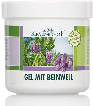 Kühlendes Körperpflegegel mit Beinwell-Extrakt, Menthol und Kampfer von Kräuterhof 250ml