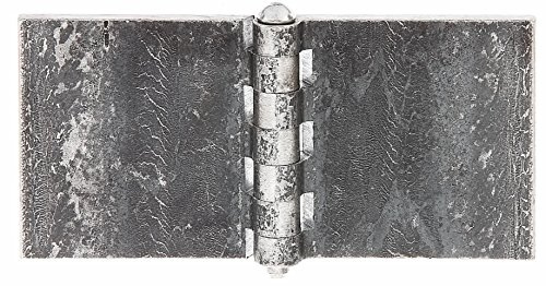 Alberts 341572 Scharnier | breit, zum Anschweißen | Stahl, roh | 80 x 160 mm