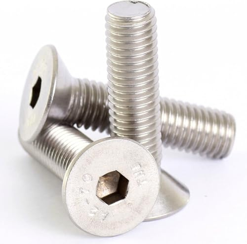 A2 Stainless Steel Socket Countersunk Screw Allen Key Bolts M5 5mm x 16mm (Pack of 100)