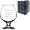 Personalised Engraved Brandy Glass Wedding Birthday Best Man Usher Godfather