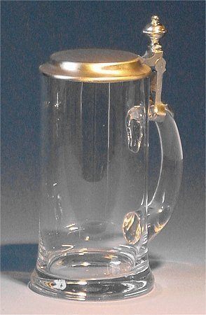 Zimmermann Bierseidel Bier-Krug Kristallglaskrug ungraviert 0,5l zum Gravieren