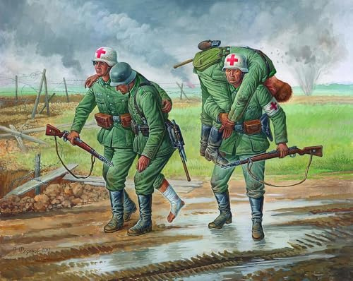 Zvezda – Z6143 – Modellbau – Figur – Medizinisches Personal, Deutschland