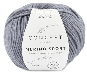 Katia Merinogarn Merino Sport in weinrot