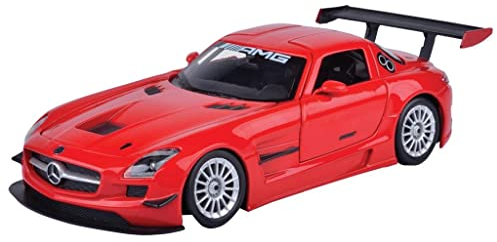 Motormax – 73356r – FahrzDHg Miniatur – Modell Maßstab – Mercedes SLS AMG GT3 – 2012 – Maßstab 1/24
