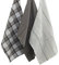 Kela 15961 Geschirrtuch-Set, 100% Baumwolle, 65 x 45 cm, 3-TLG., Pasado, Grau