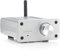 Mini Amplificador Bluetooth - Marmitek BoomBoom 460 - aptX - 2x 20W RMS - Entrada AUX - Conexión de Altavoz Pasivo - Control de Volumen - Carcasa de Metal - Conecta tus Altavoces Antiguos - Plateado