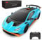 RASTAR Lamborghini Remote Control Car, 1:24 RC Lamborghini Huracán STO Toy Car, Blue, Kids & Adults, Unisex