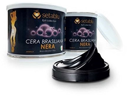 Esseci Italia Setablu, Cera Epilatoria Brasiliana, Nera, 400ml