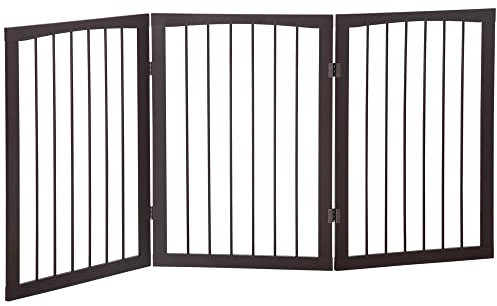 PawHut Barrière modulable Pliable barrière de sécurité 160L x 76H cm MDF