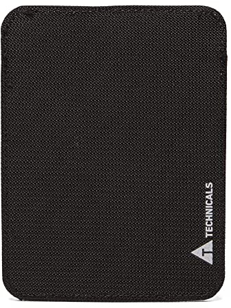 TECHNICALS Currency Storage Wallet RFID Passport Pouch, Black, One Size