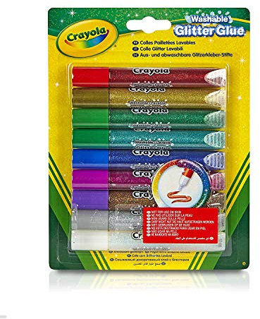 2xWashable Glitter Glue Pens