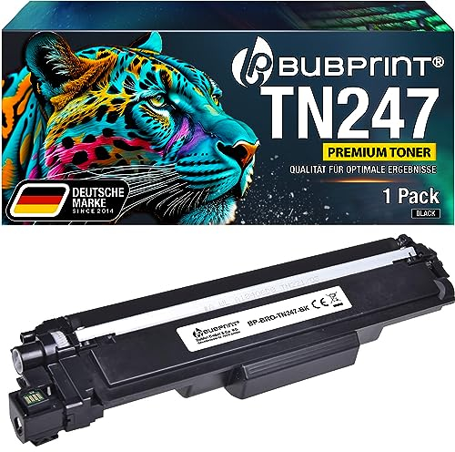 Bubprint Tonerkartusche kompatibel als Ersatz für Brother TN-247BK TN-243BK TN247 MFC-L3750CDW MFC-L3770CDW HL-L3210CW HL-L3230CDW MFC-L3710CW DCP-L3550CDW MFC-L3730CDN HL-L3270CDW (1 Schwarz)