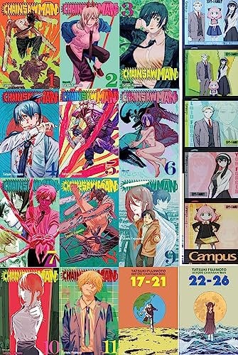 Chainsaw Man Collection 11 book set volumes 1-11 by Tatsuki Fujimoto