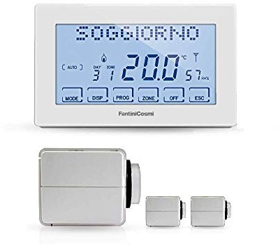 Fantini Cosmi - Kit di termoregolazione wireless con connessione Wi-Fi per 3 zone di temperatura