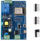 AC 220V DC 12V WIFI Relay Switch Module, Self-locking Switch Module ESP-12F Remote Control Smart Home ESP8266 Relay Module