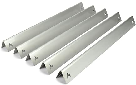 Grillrost.com Das Original Edelstahl Aromaschienen für Weber - Brennerabdeckung für Spirit 200er Serie (Regler seitlich)