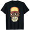 Totenkopf mit Cap und Sonnenbrille für Hipster T-Shirt
