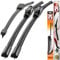 Recambo SCHEIBENWISCHER VORNE + HINTEN kompatibel für VW TIGUAN | TYP 5N | BJ 2007-2016 (3er Set: 600mm / 525mm / 325mm)