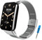 SenMore Armband Kompatibel mit Xiaomi Band 7 Pro Ersatzbänder Metall Edelstahlarmband für Xiaomi Mi Band 7PRO Smart Watch