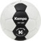 Kempa Soft Grip Black&White Handball Trainings- und Methodik-Ball für Kinder - weich und leicht drückend - unterstützt Kinder beim Erlernen der richtigen Wurftechnik - schwarz/weiß