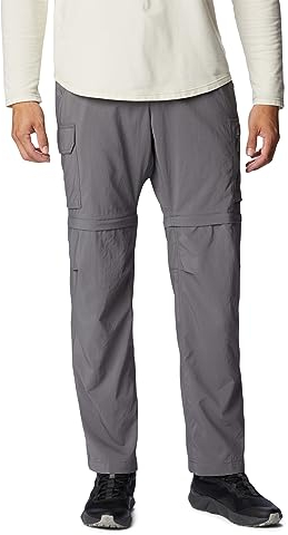 Columbia Herren Utility Umwandelbare 2-in1-Hose, Silver Ridge