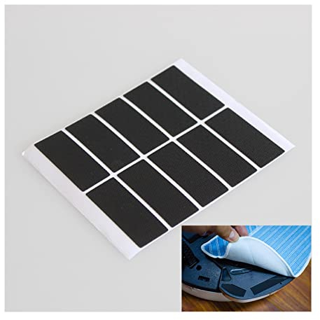 SUPENG 10 Stück/Set Staubsauger-Klettverschluss-Gummi-Magie-Aufkleber, kompatibel mit Xiaomi Conga Neato Ecovacs 360 IRobot Roomba Roboter-Staubsauger-Zubehör