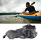Shanrya Verstellbare Universal-Deck-Sprayskirt-Abdeckung, Tragbarer Kajak-Sprayrock, Professionelles Nylon, Wasserdicht für Kajaks, Kanus (Grau)