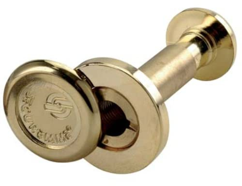 Spioncino grandangolo porte securemme finitura ottone lucido f.mm 16 l.mm 80/120 (2 pezzi) Securemme