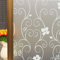 DUOFIRE Vinilos para Cristales, Patrón de Flores Vinilo Ventana Privacidad, Opaco Esmerilada Decorativa Electrostaticos Anti-UV Vinilo Adhesivo Cristal para Hogar, Oficina （Blanco, 44.3cm X 200cm）