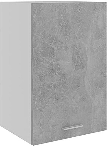 vidaXL Hängeschrank Betongrau 39,5x31x60 cm Holzwerkstoff