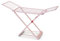 Dekohome Séchoir Étendoir à Linge Pliable avec Ailes Rose, Surface de Pose de 20 m, fabriqué en résine résistante, avec Verrouillage de sécurité, résistant au Soleil et aux intempéries