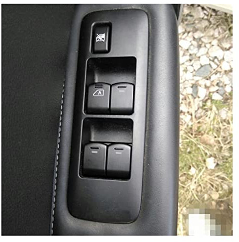 REPELKY Interruptor Mando Elevalunas para Nissan para Qashqai J10 2,0 DCi 4WD para Navara D40 25401-JD001 Interruptor De Ventanilla Eléctrica 25401JD001 Schalter Interruptor elevalunas eléctrico