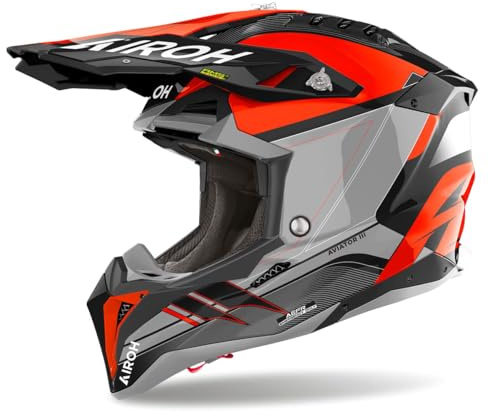 AIROH AVIATOR 3 SABER ORANGE GLOSS L