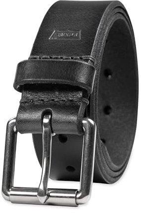 Levi's Lässiger Ledergürtel für Herren, Schwarz perforiert, X-Large (42-44)