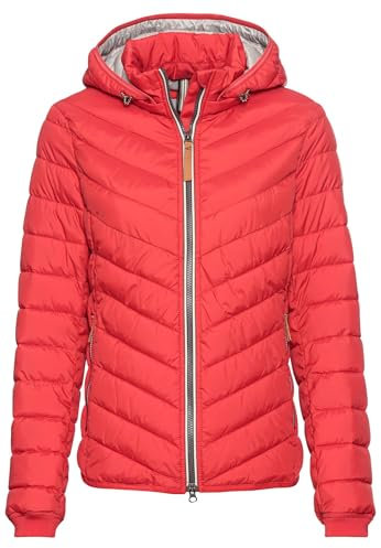 camel active Damen Steppjacke aus recyceltem Polyester Rot, womenswear-38
